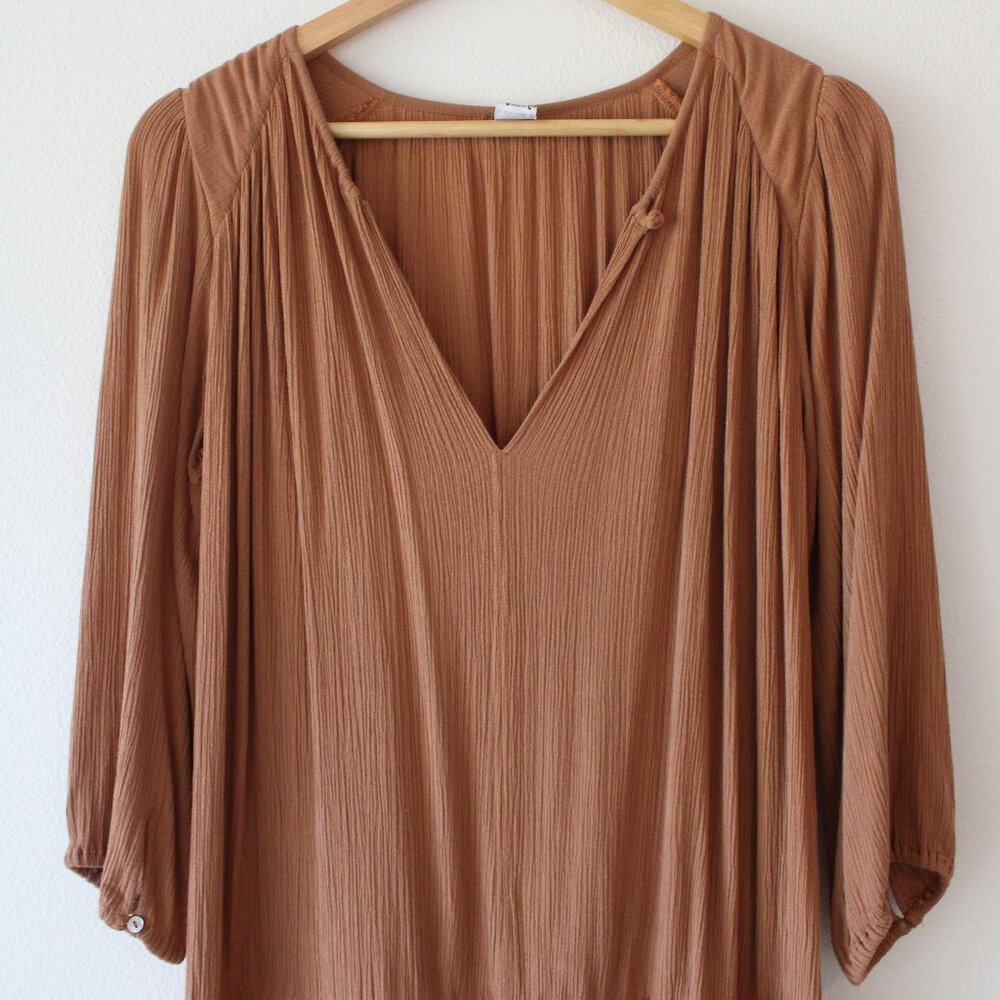 Daun Camel Maxi Dress, size 1